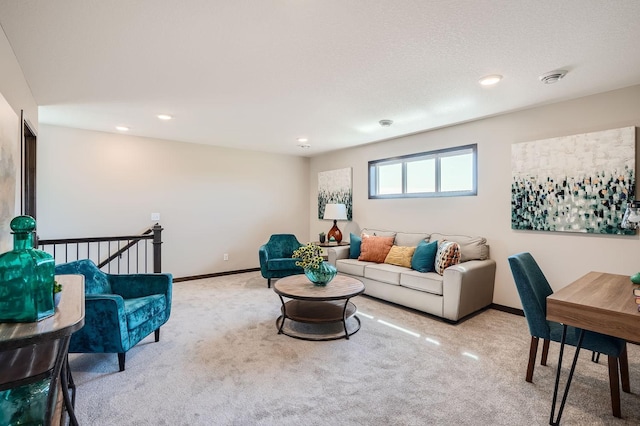 3483 Kady Ave NE, Saint Michael, MN 55376 - living area featuring carpet and recessed lighting