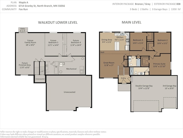 6714 Granby St, North Branch, MN 55056 - view of home floor plan