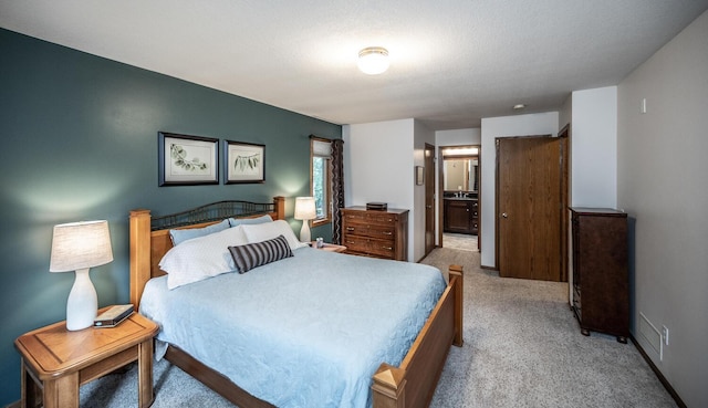 452 Spruce St, Shakopee, MN 55379 - bedroom featuring light colored carpet and ensuite bathroom