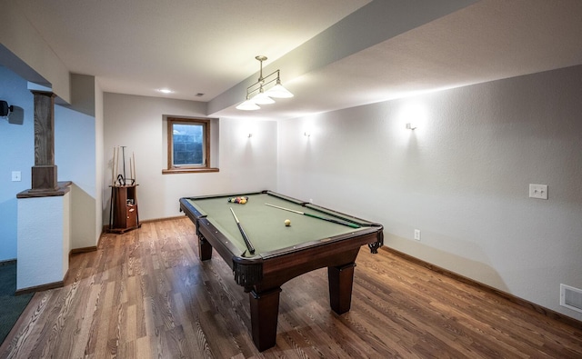 452 Spruce St, Shakopee, MN 55379 - game room with wood finished floors and billiards table