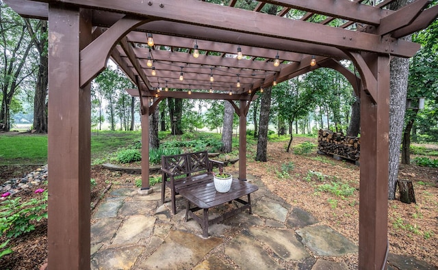 452 Spruce St, Shakopee, MN 55379 - view of patio / terrace featuring a pergola
