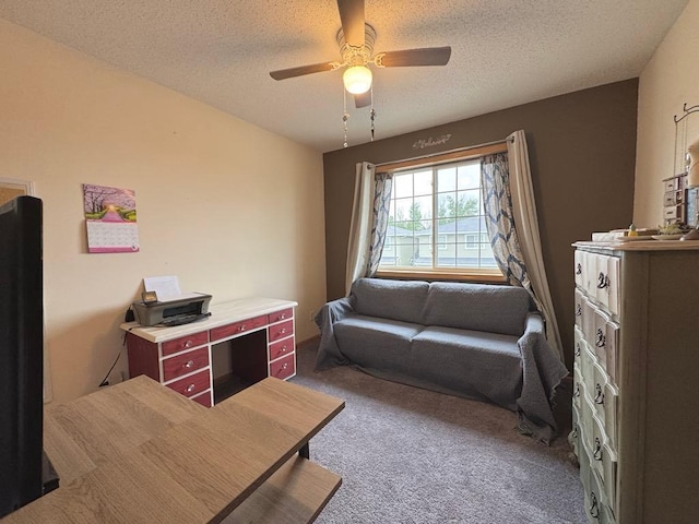 110 Glenshire Blvd S, Watkins, MN 55389 - office space featuring carpet flooring, a ceiling fan, and a textured ceiling