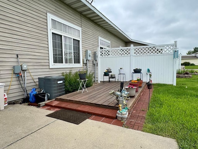 110 Glenshire Blvd S, Watkins, MN 55389 - view of patio with a deck