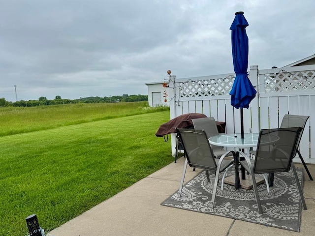 110 Glenshire Blvd S, Watkins, MN 55389 - view of patio / terrace featuring outdoor dining area
