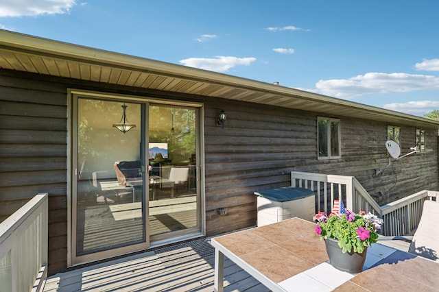 733 Meadow Dr, Hudson, WI 54016 - view of wooden terrace