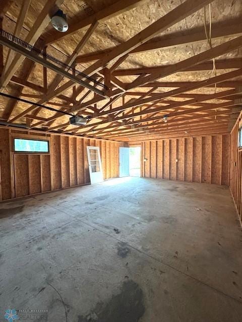 310 1st St SW, Mahnomen, MN 56557 - miscellaneous room featuring a garage and healthy amount of natural light