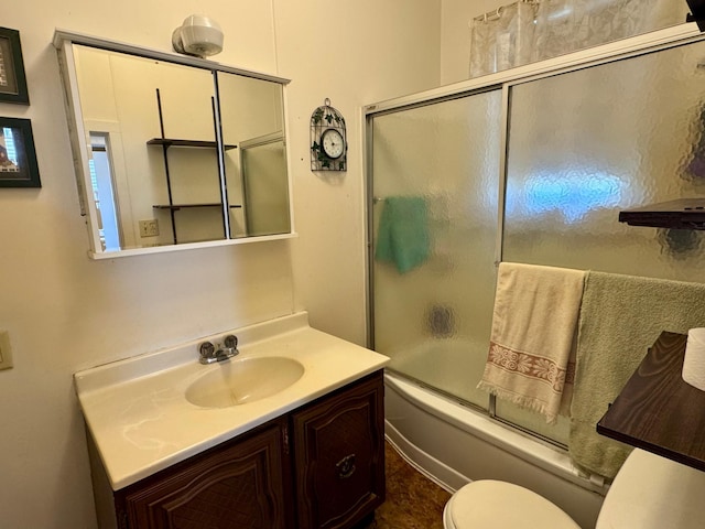 720 Fir Ave, Bird Island, MN 55310 - bathroom with vanity and combined bath / shower with glass door