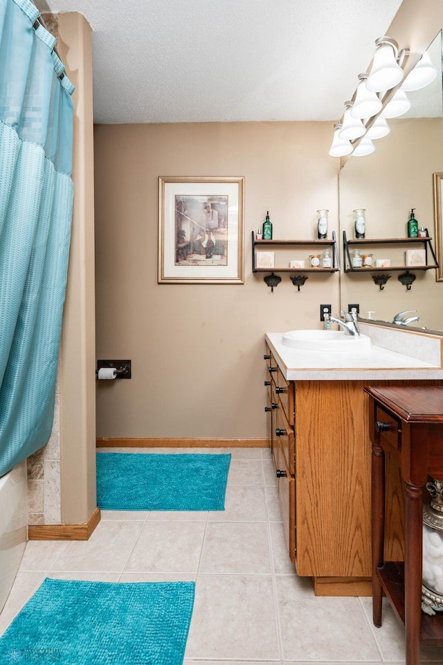 106 12th St NE, Barnesville, MN 56514 - bathroom with vanity and tile patterned floors