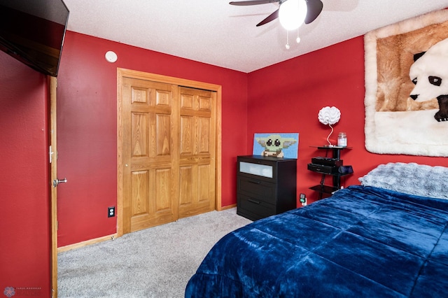 106 12th St NE, Barnesville, MN 56514 - carpeted bedroom featuring a ceiling fan
