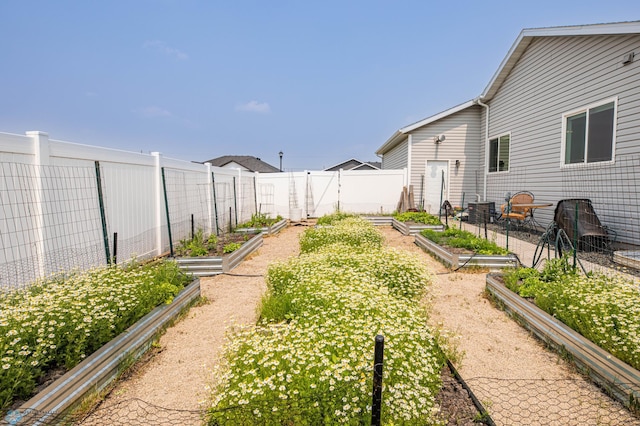 4701 11th St W, West Fargo, ND 58078 - fenced backyard featuring a vegetable garden