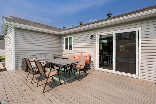 4701 11th St W, West Fargo, ND 58078 - wooden terrace with outdoor dining space
