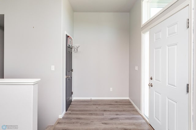 4701 11th St W, West Fargo, ND 58078 - entryway with light wood-style flooring and baseboards