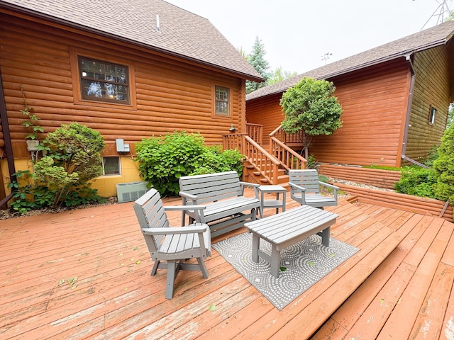 34002 Fiske View Dr, Underwood, MN 56586 - deck featuring stairs