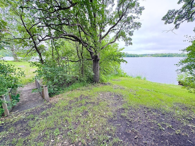 34002 Fiske View Dr, Underwood, MN 56586 - view of yard featuring a water view
