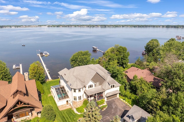 22620 Hayward Ave N, Forest Lake, MN 55025 - aerial view of property and surrounding area with a large body of water