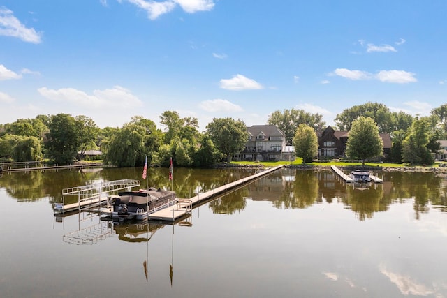 22620 Hayward Ave N, Forest Lake, MN 55025 - dock featuring a water view