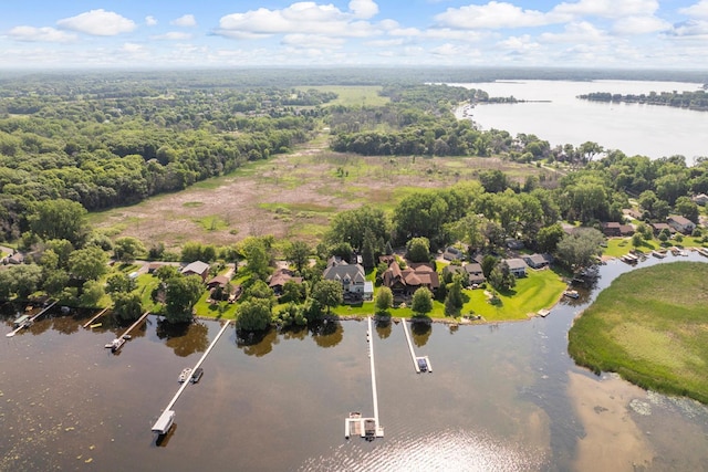 22620 Hayward Ave N, Forest Lake, MN 55025 - aerial view of residential area featuring a nearby body of water