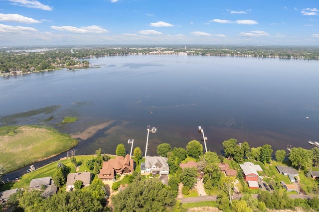 22620 Hayward Ave N, Forest Lake, MN 55025 - aerial perspective of suburban area featuring a nearby body of water