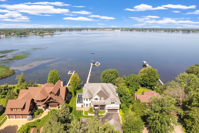 22620 Hayward Ave N, Forest Lake, MN 55025 - aerial view of property and surrounding area with a large body of water
