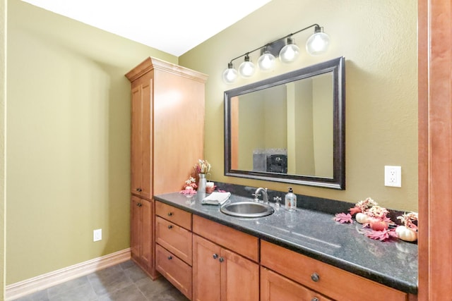 22620 Hayward Ave N, Forest Lake, MN 55025 - bathroom featuring vanity and baseboards