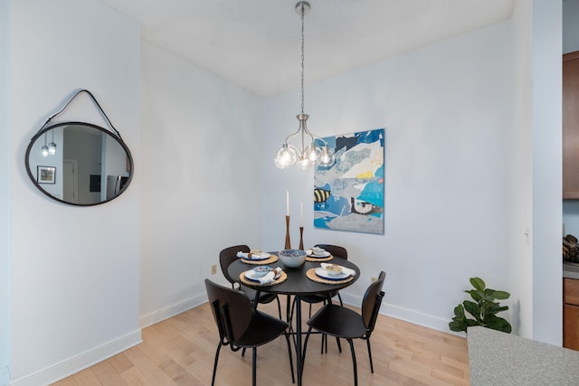 215 7th St NE Unit 205, Minneapolis, MN 55413 - dining room with light wood-style floors and a chandelier