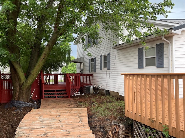 108 Johnson St NE, Brownsdale, MN 55918 - view of deck