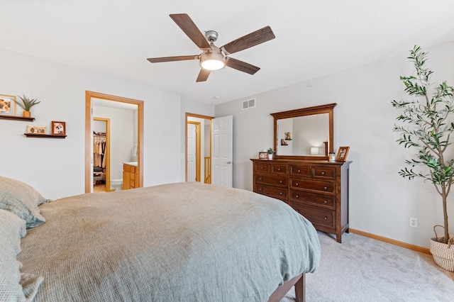 15588 Early Bird Cir Unit 1704, Apple Valley, MN 55124 - bedroom featuring light colored carpet and a ceiling fan