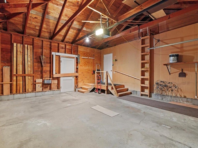 517 Cedar St, Brainerd, MN 56401 - garage featuring a garage door opener