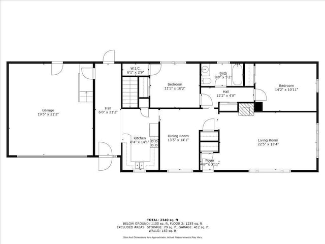 517 Cedar St, Brainerd, MN 56401 - view of room layout
