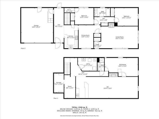 517 Cedar St, Brainerd, MN 56401 - view of floor plan / room layout