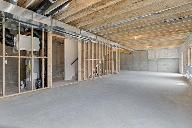 1096 Prospect Pointe Rd, Jordan, MN 55352 - unfinished below grade area featuring water heater