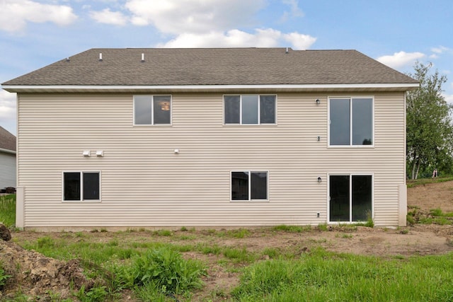 1096 Prospect Pointe Rd, Jordan, MN 55352 - rear view of property featuring roof with shingles