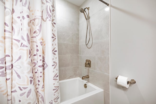 1205 Skyview Cir NW, Rochester, MN 55901 - bathroom with shower / bath combo with shower curtain