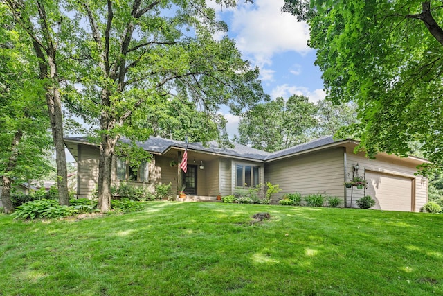 13790 Crane St NW, Andover, MN 55304 - ranch-style home with an attached garage and a front lawn