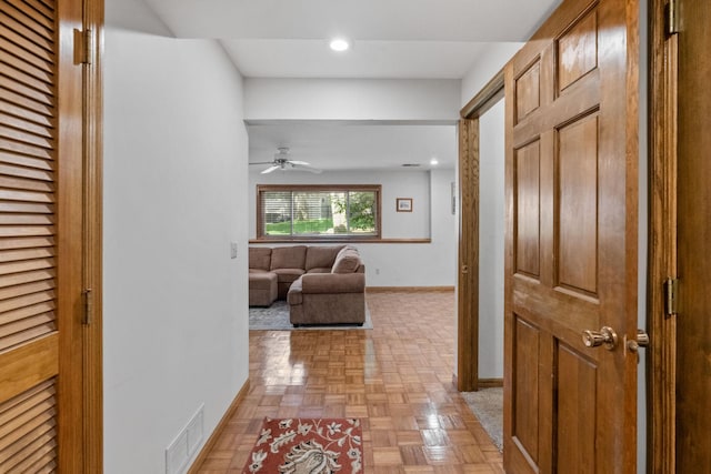 13790 Crane St NW, Andover, MN 55304 - hall featuring baseboards and recessed lighting