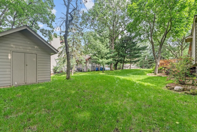 13790 Crane St NW, Andover, MN 55304 - view of yard with a shed