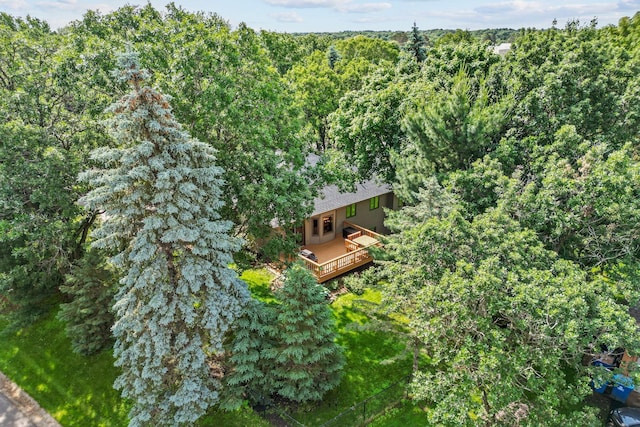 13790 Crane St NW, Andover, MN 55304 - aerial overview of property's location featuring a forest