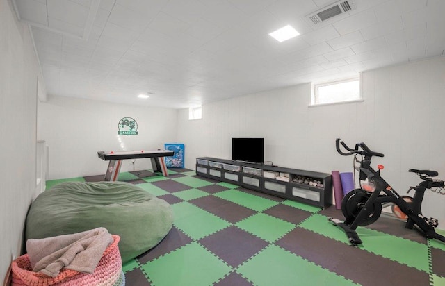 237 Campbell Dr, Hopkins, MN 55343 - game room with tile patterned floors and healthy amount of natural light