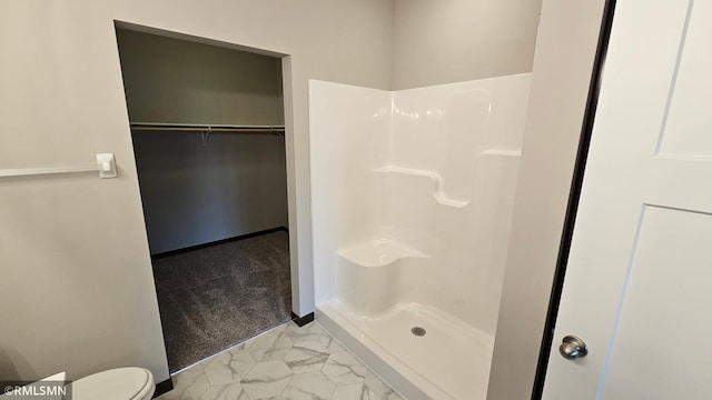 3104 Zuni St, Anoka, MN 55303 - bathroom with a shower and marble finish flooring