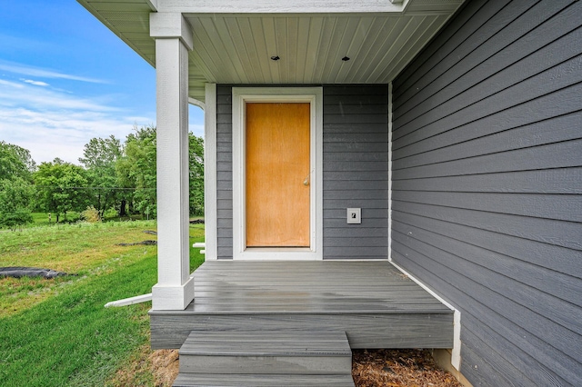 201 Mccarrons Pl W, Roseville, MN 55113 - view of exterior entry featuring a lawn