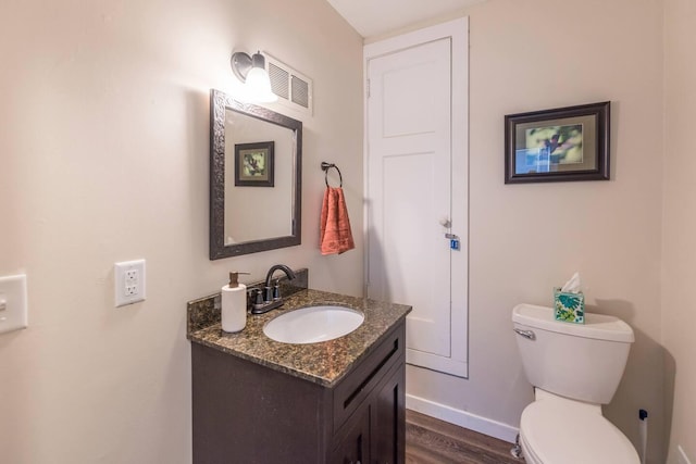 116 3rd Ave, Crosby, MN 56441 - half bath with vanity and wood finished floors