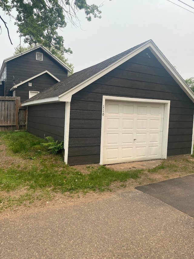 116 3rd Ave, Crosby, MN 56441 - garage with asphalt driveway