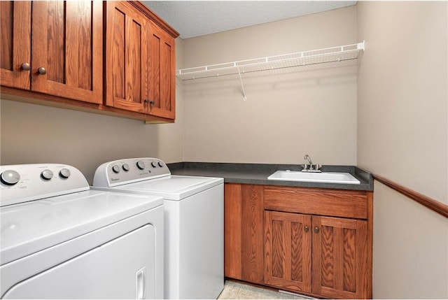 641 Lake St N, Big Lake, MN 55309 - laundry area with cabinet space and independent washer and dryer