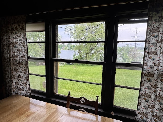 92354 Lake 12 Rd, Windemere Twp, MN 55783 - dining area view of nearby water
