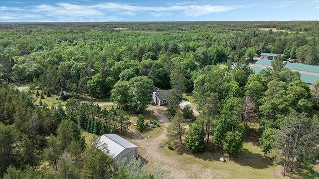 1764 State 84 SW, Pine River, MN 56474 - aerial overview of property's location with a heavily wooded area