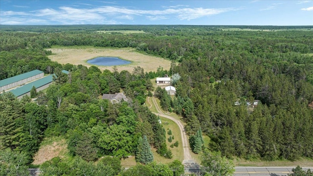 1764 State 84 SW, Pine River, MN 56474 - aerial view of property's location with a forest