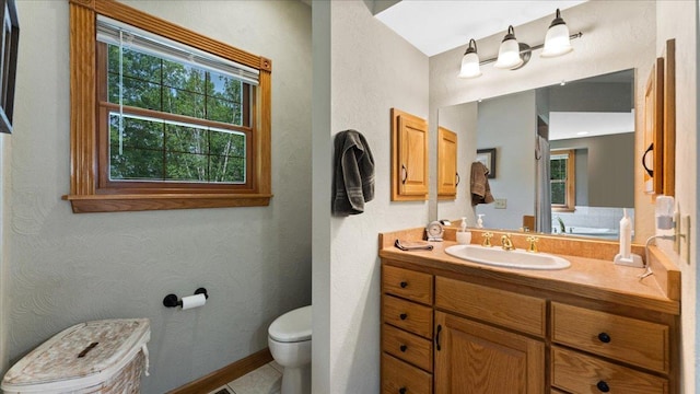 1764 State 84 SW, Pine River, MN 56474 - bathroom featuring toilet and vanity