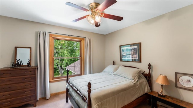 1764 State 84 SW, Pine River, MN 56474 - bedroom featuring light carpet and a ceiling fan