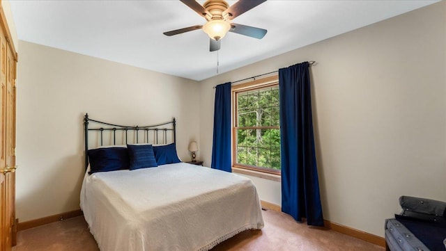 1764 State 84 SW, Pine River, MN 56474 - bedroom featuring carpet and ceiling fan