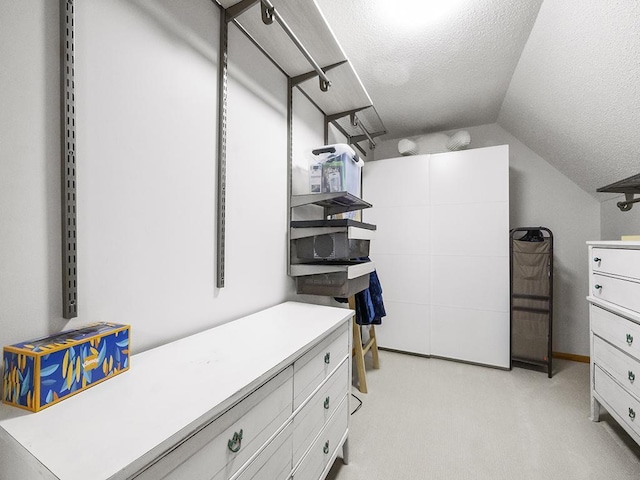 25533 Heritage Ln, Wyoming, MN 55092 - walk in closet with vaulted ceiling and light colored carpet